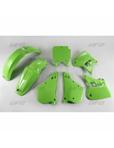 Kit plastiques - Vert - UFO Kawasaki 250 KX 1990-1991