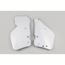 Plaques latérales - Blanc - UFO Yamaha 125 YZ 1987-1988
