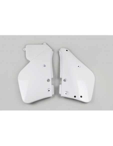 Plaques latérales - Blanc - UFO Yamaha 125 YZ 1987-1988