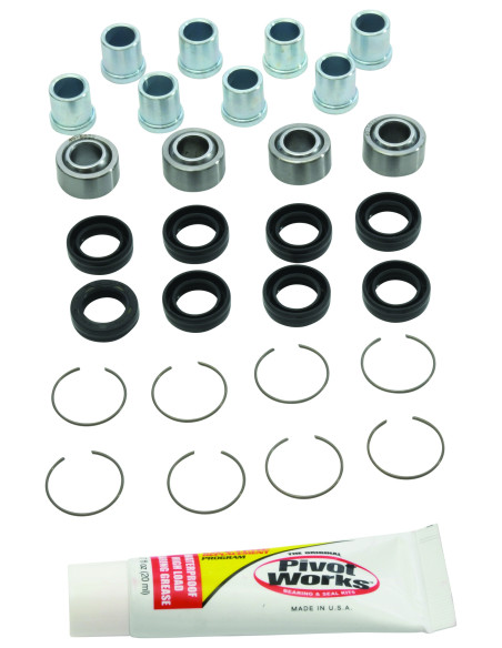 Kit reconditionnement triangle arrière supérieur PIVOT WORKS Honda TRX700XX 2008 - 2009
