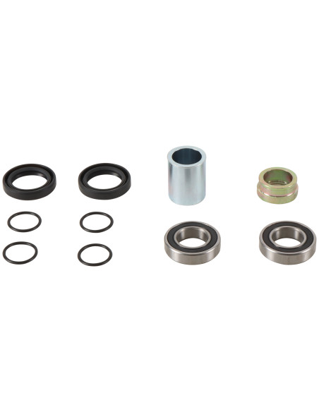 Roulements et entretoises de roue avant PIVOT WORKS Honda 125 CR 1995 - 1996, 250 CR 1995 - 1996, 500 CR 1995