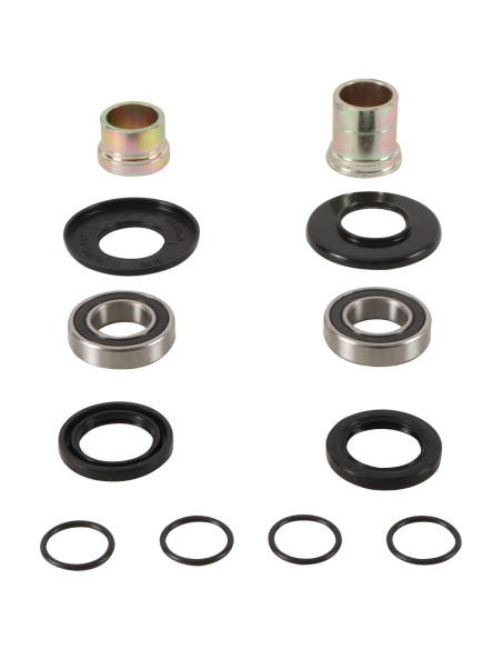 Roulements et entretoises de roue avant PIVOT WORKS Kawasaki 125 KX 2004 - 2005, 250 KX 2004 - 2005, 250 KXF 2004 - 2005