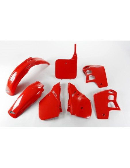 Kit plastiques - Rouge - UFO Honda 500 CR 1989-1990