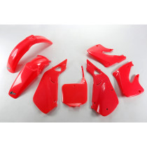 Kit plastiques - Rouge - UFO Honda 125 CR 1998-1999 / 250 CR 1997-1999