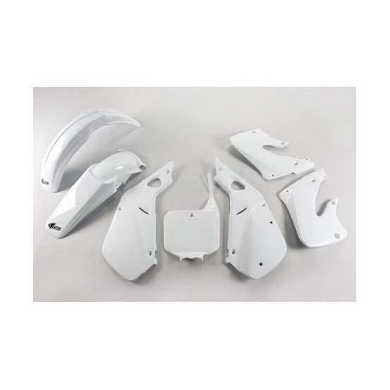 Kit plastiques - Blanc - UFO Honda 125 CR 1998-1999 / 250 CR 1997-1999