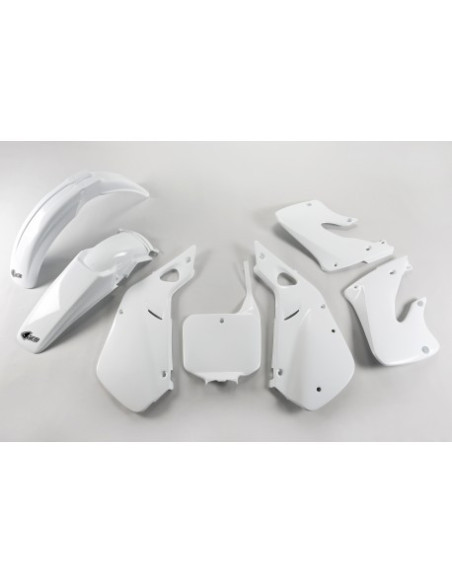 Kit plastiques - Blanc - UFO Honda 125 CR 1998-1999 / 250 CR 1997-1999