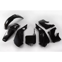 Kit plastiques - Noir - UFO Honda 125 CR 1998-1999 / 250 CR 1997-1999