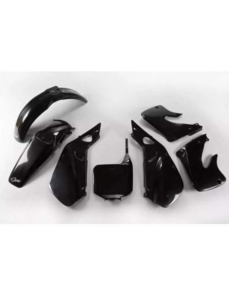 Kit plastiques - Noir - UFO Honda 125 CR 1998-1999 / 250 CR 1997-1999