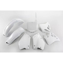 Kit plastiques - Blanc - UFO Honda 125 CR 1995-1997 / 250 CR 1995-1996