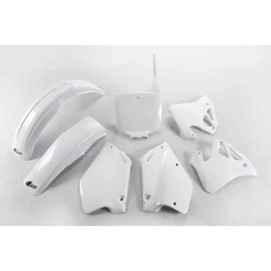 Kit plastiques - Blanc - UFO Honda 125 CR 1995-1997 / 250 CR 1995-1996
