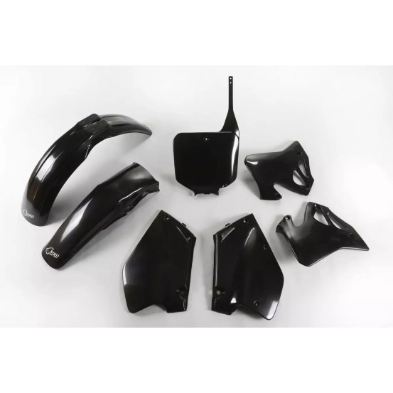Kit plastiques - Noir - UFO Honda 125 CR 1995-1997 / 250 CR 1995-1996