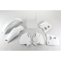 Kit plastiques - Blanc - UFO Honda 125 CR 1991-1992 / 250 CR 1990-1991