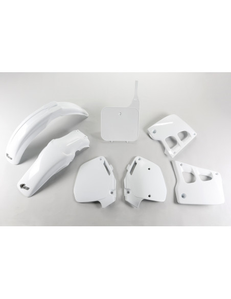 Kit plastiques - Blanc - UFO Honda 125 CR 1991-1992 / 250 CR 1990-1991