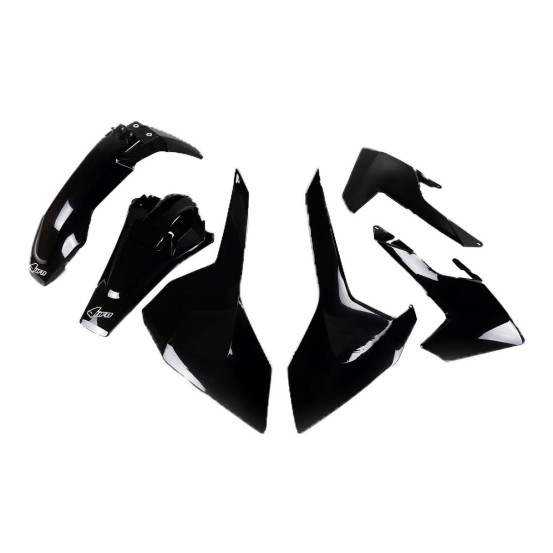 Kit plastiques - Noir - UFO Husqvarna TE FE 2017-2019