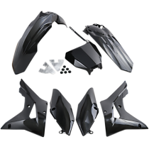Kit plastiques - Noir - UFO Honda 250 CRF-R 2018 / 450 CRF-R/X 2017-2018