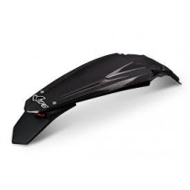 Garde boue arrière Enduro feu LED - Noir - UFO Kawasaki 250 KXF 2017-2018 / 450 KXF 2016-2018