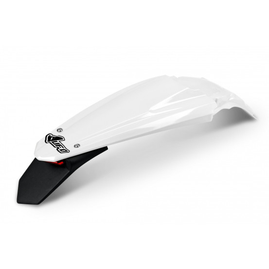 Garde boue arrière Enduro feu LED - Blanc - UFO Kawasaki 250 KXF 2017-2018 / 450 KXF 2016-2018