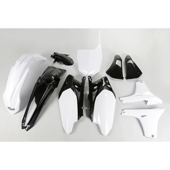 Kit Plastiques - Noir Blanc - UFO Yamaha 450 YZF 2011-2013