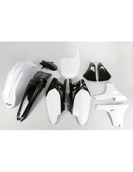 Kit Plastiques - Noir Blanc - UFO Yamaha 450 YZF 2011-2013