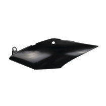 Plaque latérale gauche simple silencieux - Noir - UFO Honda 250 CRF-R 2018 / 450 CRF-R/X 2017-2018