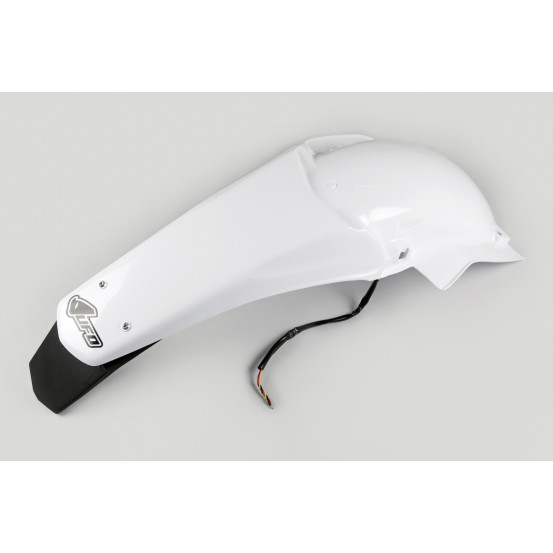 Garde boue arrière - Blanc - UFO Yamaha 250 450 WRF 2003-2006