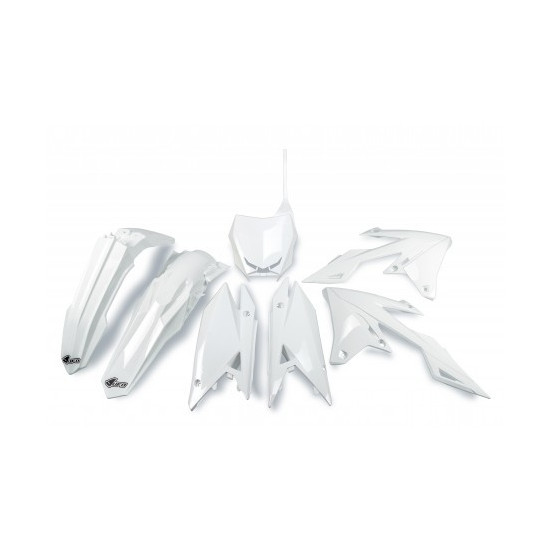 Kit Plastiques - Blanc - UFO Suzuki 450 RMZ 2018 -
