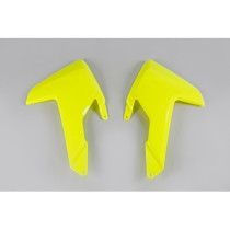 Ouïes de radiateur - Jaune Fluo - UFO Husqvarna TC FC 2016-2018 / TE FE 2017-2018