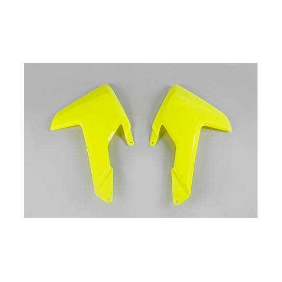 Ouïes de radiateur - Jaune Fluo - UFO Husqvarna TC FC 2016-2018 / TE FE 2017-2018