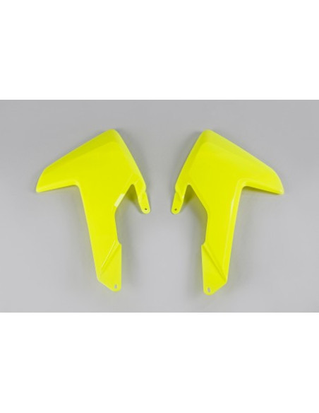 Ouïes de radiateur - Jaune Fluo - UFO Husqvarna TC FC 2016-2018 / TE FE 2017-2018