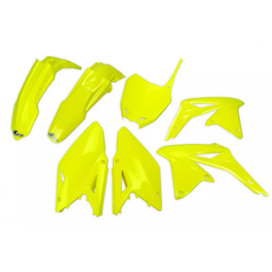 Kit Plastique - Jaune Fluo - UFO Suzuki 450 RMZ 2009-2017