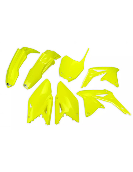 Kit Plastique - Jaune Fluo - UFO Suzuki 450 RMZ 2009-2017