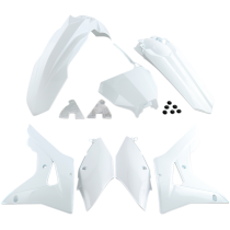 Kit Plastiques - Blanc - UFO Honda 250 CRF RX 2019 / 450 CRF X 2017