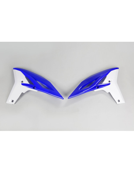 Ouies de radiateur - Blanc Bleu - UFO Yamaha 250 YZF 2011-2013 / 450 WRF 2012-2015