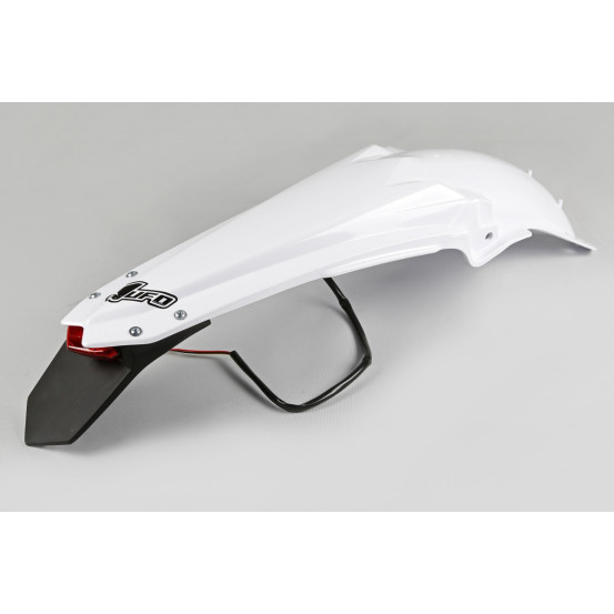 Garde boue arrière Enduro - Blanc - UFO 450 YZ-F 2010-2013