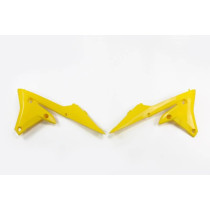 Ouies de radiateur - Jaune - UFO Yamaha 250 YZF 2014-2018 / 450 YZF 2014-2017 / 250 450 WRF 2016-2018