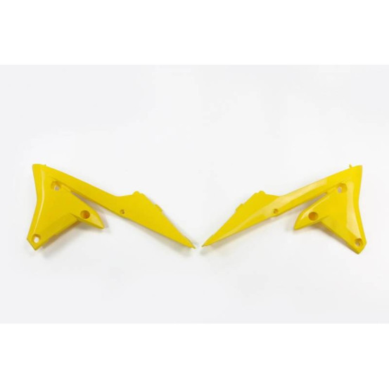Ouies de radiateur - Jaune - UFO Yamaha 250 YZF 2014-2018 / 450 YZF 2014-2017 / 250 450 WRF 2016-2018