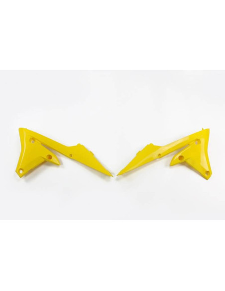 Ouies de radiateur - Jaune - UFO Yamaha 250 YZF 2014-2018 / 450 YZF 2014-2017 / 250 450 WRF 2016-2018