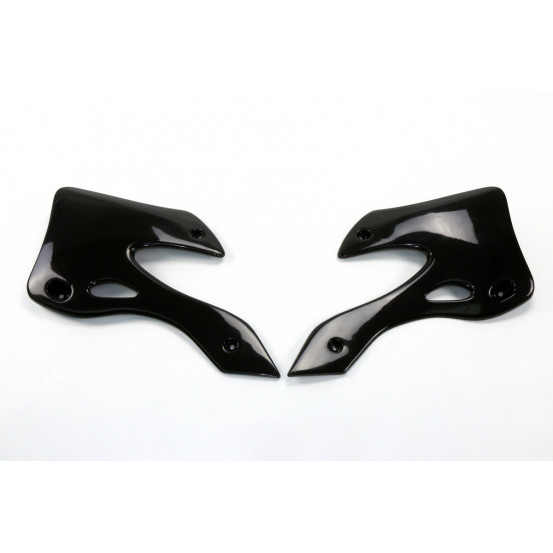Ouies de radiateur - Noir - UFO Kawasaki 125 250 KX 1999-2002