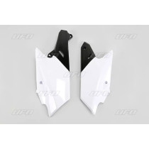 Plaques latérales - Noir Blanc - UFO Yamaha 250 450 YZF 2014-2016