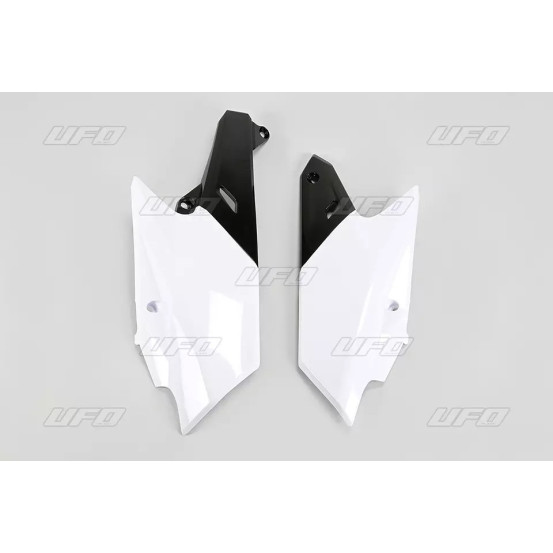 Plaques latérales - Noir Blanc - UFO Yamaha 250 450 YZF 2014-2016