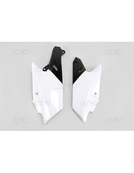Plaques latérales - Noir Blanc - UFO Yamaha 250 450 YZF 2014-2016