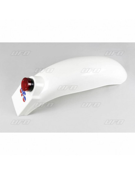 Garde boue arrière enduro - Blanc - UFO KTM 1975-1976 GORI 1974-1976 BETA 1976-1978