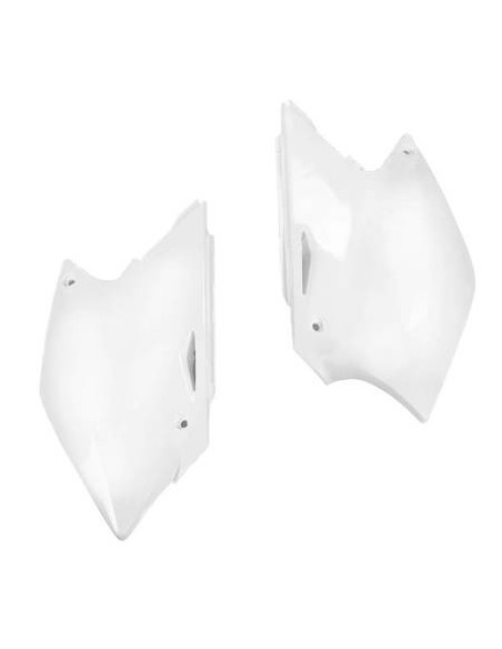 Plaques latérales - Blanc - UFO Kawasaki 250 KXF 2004-2005
