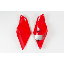 Plaques latérales - Rouge - UFO Honda 250 CRF R 2014-2016 / 450 CRF R 2013-2016 Simple Sortie (La Paire)