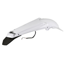 Garde boue arrière enduro - Blanc - UFO 250 YZ-F 2010-2013 (à leds)