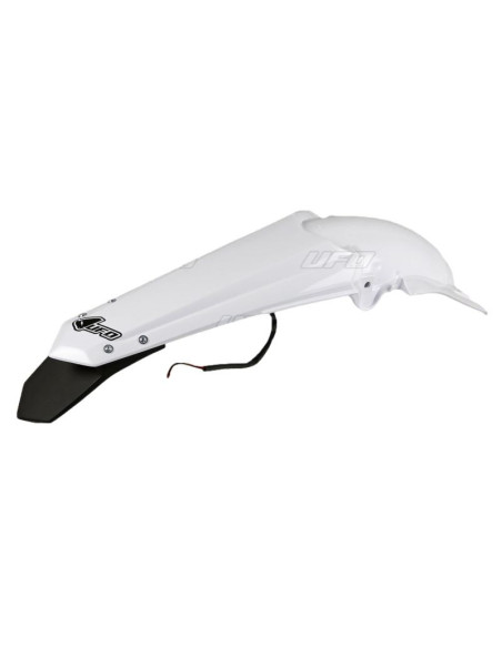 Garde boue arrière enduro - Blanc - UFO 250 YZ-F 2010-2013 (à leds)