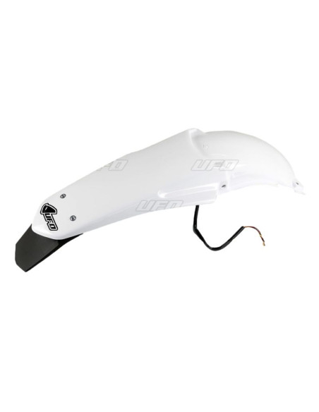 Garde boue arrière Enduro - Blanc - UFO 125-250 YZ 2002-2012 avec leds