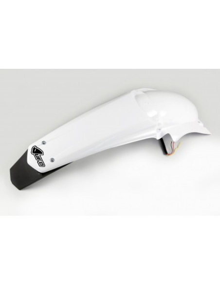 Garde boue arrière Enduro - Blanc - UFO 250/450 YZF 2006-2009 avec leds