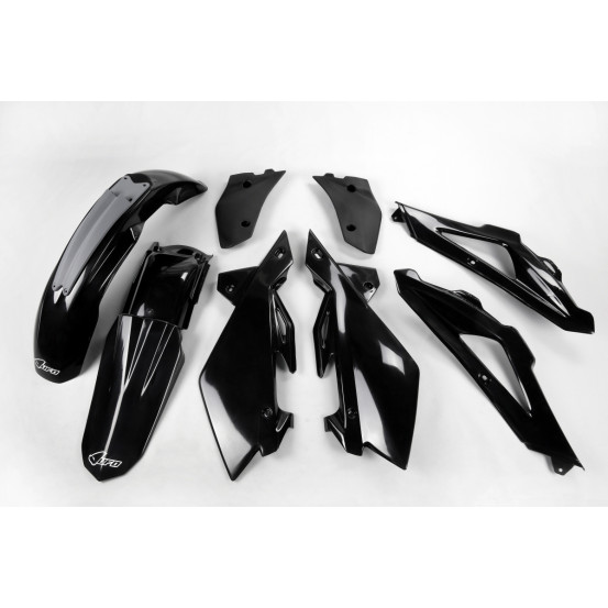 Kit Plastiques - Noir - UFO HUSQVARNA 125 CR 250 CR 2006-2008