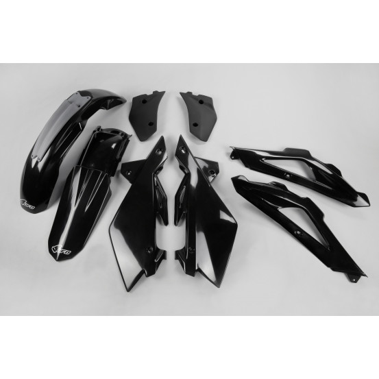 Kit Plastiques - Noir - UFO HUSQVARNA 250 CR/WR 2009-2012